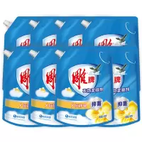 雕牌衣物柔顺剂900g袋装*8 补充装茉莉清香抑菌抗静电持久留香