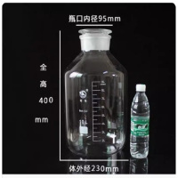 蜀牛(SHUNIU) 广口磨砂玻璃瓶 GKBLP-10000ml