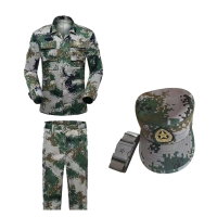 十方嘉迷彩服+帽子+腰带 套装