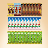 伊利冰淇淋混合装30支巧脆棒2+四个圈2+红枣牛奶味雪糕10+苦咖啡6+伊利心情10