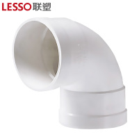 3M 联塑 LESSO 90°直角弯头PVC-U排水配件白色 dn32[10个装]