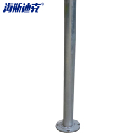 海斯迪克 gnjz-1054 金属标牌立柱 法兰式 镀锌钢管立柱 标识标志牌立柱 标志杆