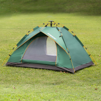 川崎(KAWASAKI)双层自动帐篷 K3X00-A0803-1 墨绿