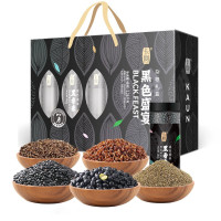 卡宴 五谷杂粮礼盒 卡宴黑色盛宴杂粮礼盒2260g