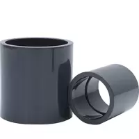 柴霸 UPVC直接管箍 灰色给水直接DN25-32mm(BY)