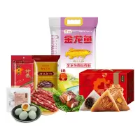 五芳斋 粽子 粮油 腊肉腊肠 咸鸭蛋组合 食品礼盒O款1860g+5kg 200元档