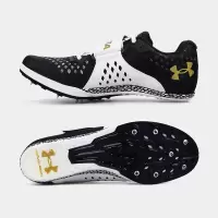 安德玛(Under Armour)男跑步鞋透气减震跳远田径抓地钉鞋体育生比赛训练鞋子运动鞋 3021863-102