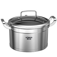 康巴赫汤锅304不锈钢煲锅炖汤锅直身复底多用锅TGZ22A1