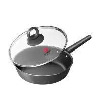 三禾 0涂层微纳不粘煎锅 26cm 家用平底煎锅 LJ26S1