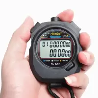 秒表计时器 电子计数2排10道比赛运动防水体育游泳健身多功能