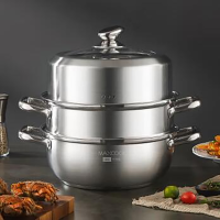 美厨 MCZ2037 304不锈钢多层蒸锅 28cm (台)