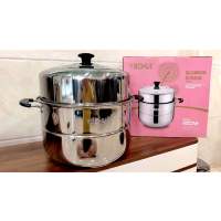 好太太 40cm双层家用大号蒸锅