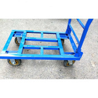 角铁板车长90cm*宽60cm加厚承重500kg 含万象轮*2,固定轮*2 单位:1台