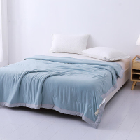 墨械全棉夏被里外纯棉夏凉被空调被单人1.5*2.0m