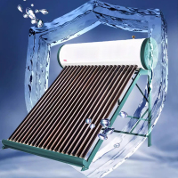 SJMG太阳能热水器 自动上水 家用太阳能热水器 光电自动款24管180L适合3-5人