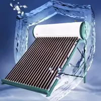 SJMG太阳能热水器 自动上水 家用太阳能热水器 光电自动款24管180L适合3-5人
