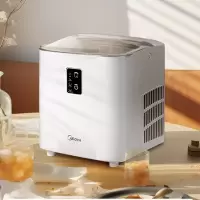 美的(Midea)家用制冰机12KG MBJ-12D11EB 全白款