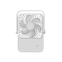 2024新款桌面挂壁大风力便捷式小型风扇家用宿舍轻薄充电风扇