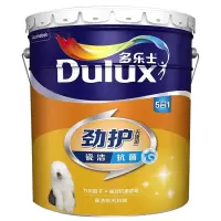 多乐士(Dulux) 劲护无添加竹炭瓷洁抗菌五合一内墙乳胶漆油漆涂料墙面漆A8145 18L单桶