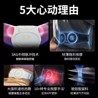 SKG 腰部按摩器 无线热敷腰腹部智能按摩仪 多功能揉捏护腰带 W7浅灰色/1个