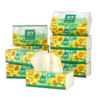 洁作本色原生竹浆4层加厚66抽3包抽纸