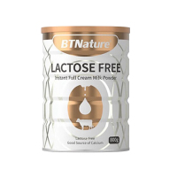 BTNature贝特恩脱乳糖速溶全脂奶粉800g/罐