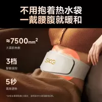SKG 腰部按摩仪 四区揉捏缓解酸累 智能按摩器腰带可拆洗W7二代豪华月光金/1个