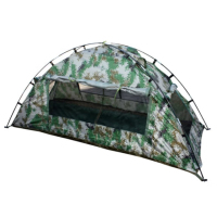 GF单人雨衣式帐篷迷彩帐篷雨衣式帐篷 200*80*86cm数码迷彩
