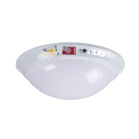 百士安 LED应急吸顶灯声光控应急吸顶灯 直径320*80mm-12W