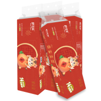 舒可乐 卫生纸家用原生木浆无芯卷纸 五层加厚14卷每提 整提大卷便携实惠装擦手纸厕纸巾 母婴可用 2提装