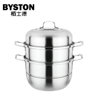 栢士德BYSTON铁素体型不锈钢弗瑞顿蒸锅28CM BST-093