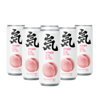 元气森林 气泡乳苏打水白桃味330ml×6罐*2组