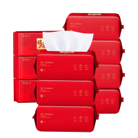 [龙年限定]芈奈儿洗脸巾一次性纯棉加厚加大抽取式男女洗面擦脸不掉毛全棉宝宝婴儿专用洁面棉柔巾 10包装