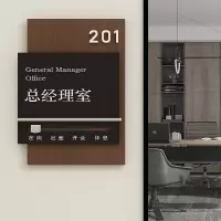 得印 会议室门牌状态可调节