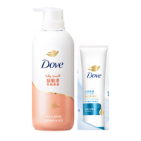 多芬(DOVE) 沁润悦肌樱花甜香沐浴泡泡400ML+身体滋润磨砂膏 樱花甜香298G