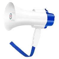 大功率手持户外扩音器锂电池扩音喊话器 地摊宣传录音喇叭 可插优盘带蓝牙喇叭+1个锂电(135UB黑红)单位/个