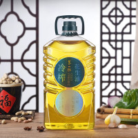 第一坊 冷榨花生油 大桶食用油5升