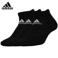 阿迪达斯(adidas)Adidas阿迪男袜女袜新款短筒三双装休闲运动袜L