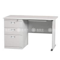 鑫星奈 XXN4010344 钢制办公桌职员桌员工桌学生写字台1.4米D款