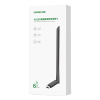 绿联 AC650M USB无线网卡免驱动 90339 台式电脑WiFi接收器 双频5G网卡 外置网卡随身WiFi发射器