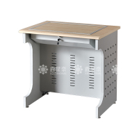 鑫星奈 隐藏式翻转电脑桌培训桌教室机房多媒体学习桌办公桌B款单人位