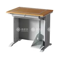 鑫星奈XXN4012425 隐藏式翻转电脑桌培训桌教室机房多媒体学习桌办公桌C款单人位