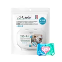 SukGarden蔬果园3D炫彩护色香氛洗衣凝珠(浓缩强效型) 10g*4颗/袋