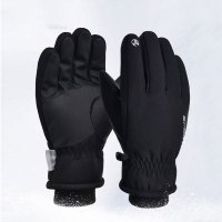 防寒手套加厚加绒手套 W01保暖手套-黑色