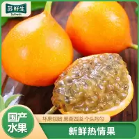 [苏鲜生]新鲜热情果 净重3斤 新鲜水果云南现摘果孕妇果酱原浆整箱1