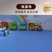 艾克心 pvc塑胶地板革 加厚耐磨地胶地板 1.2MM厚 长度2.5米*宽2米 浅蓝色 5平方/卷(单位:卷)