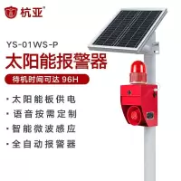 杭亚 太阳能红外微波报警器 YS-01WS-P 标配版 功率20W 电池容量10AH 含立杆2.5米 单位:个