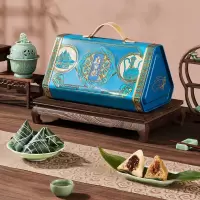 鲜品屋端午节高端府宴粽子礼盒企业团购福利送礼送父母长辈高考加油礼物 府宴珍品 1575g 15只 8肉粽7素粽