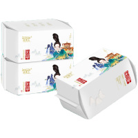 [风华款抽巾]芈奈儿洗脸巾一次性纯棉加厚加大 60抽/包 抽取式男女洗面擦脸不掉毛全棉宝宝婴儿专用洁面棉柔巾 3包装