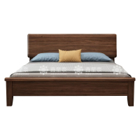 鑫星奈XXN4022915 实木床胡桃木双人床1.8米